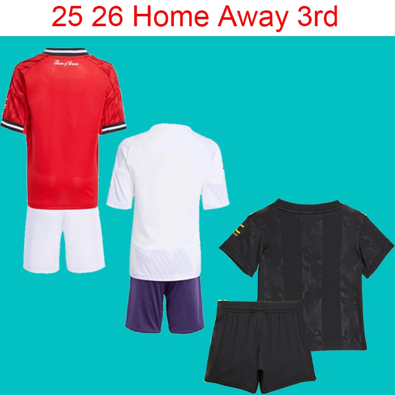 2025 2026 Magueire Martinez Mount Hojlund B.Fernandes Cunha Sesko Kids Kit Jersey