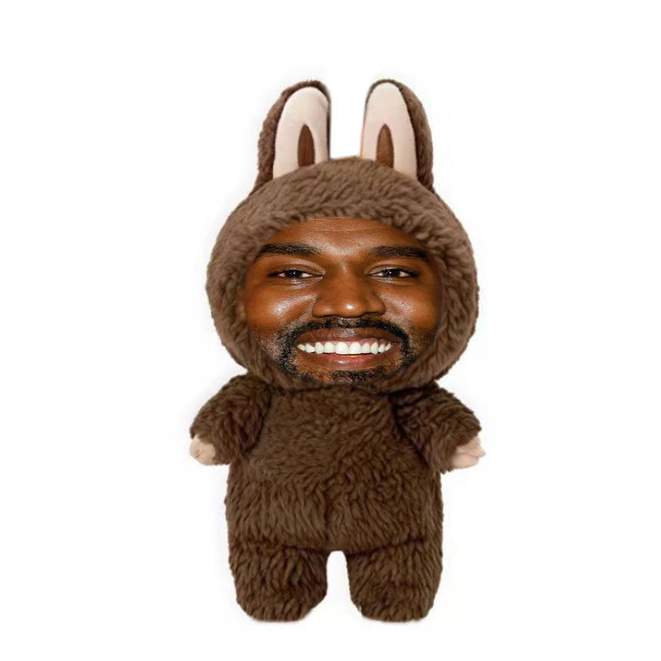 ใหม่ Layeye Kanye Model Doll Spoof พวงกุญแจ Kanye Product yeye Jewelry Remake