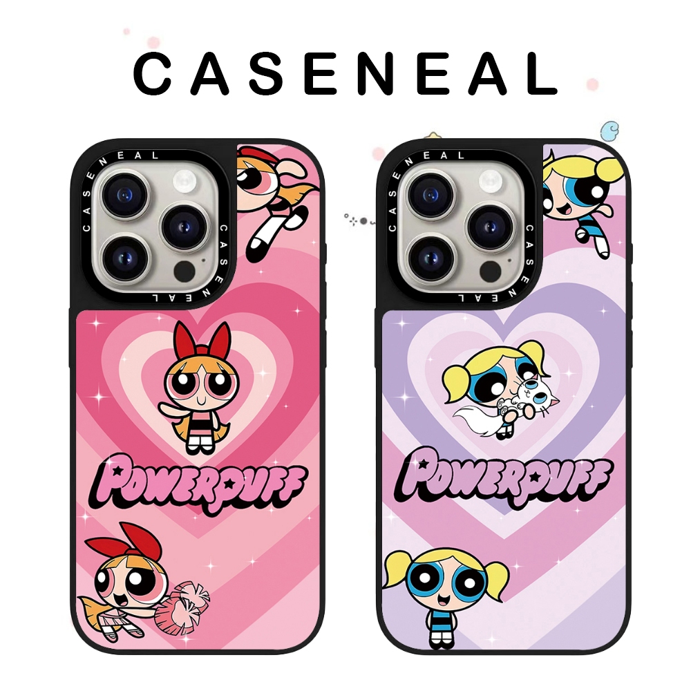 CASENEAL Love Girl กระจกคุณภาพสูงเคสโทรศัพท์เหมาะสําหรับiPhone 17ProMax 17pro 17 air 16promax 16 15promax 15 14promax 13 13Promaxแฟชั่นAnti Drop Hard Case