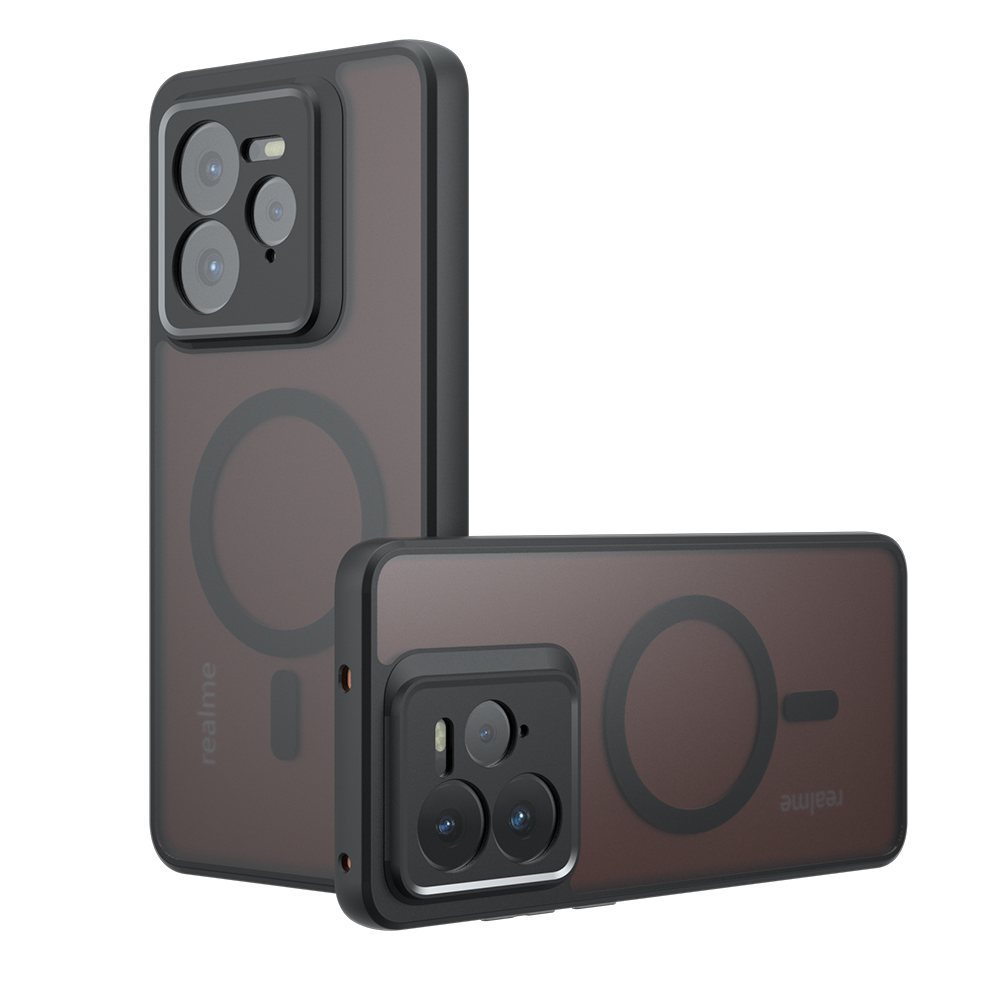 Magnetic Matte Casing สําหรับ Realme GT 7 5 Pro 7T GT5 GT7 กรณี Frosted Hard โทรศัพท์ป้องกันที่อยู่อ
