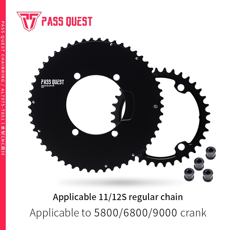 ใบจาน จักรยานเสือหมอบ 2x magene pes p505 Xcadey power meter crank Shimano 105 5800 Ultegra 6800 duraace 9000 AERO 11sp 12 ความเร็ว