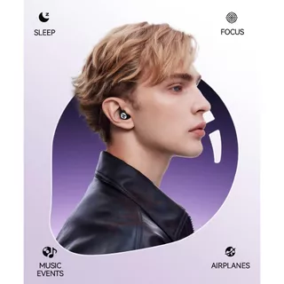 ที่อุดหูนอน SNBS ลดเสียงรบกวน 50dB ซิลิโคนนุ่ม ใส่สบาย พร้อมจุกหู 7 คู่ หลับสบายยิ่งขึ้น