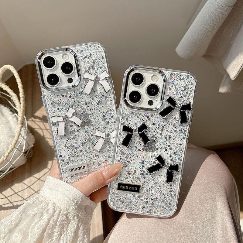 สําหรับ OPPO Reno 15 13 14 12 11 F 10 5F 8T 8Z A3 A5 Pro A3X A78 A58 ค้นหา X9 X8 Pro Bowknot เคสโทรศัพท์ระยิบระยับ