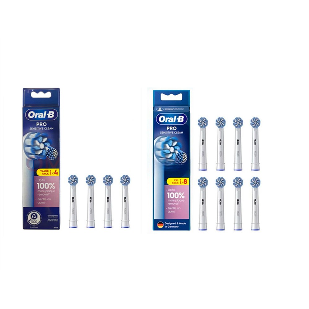 หัวแปรงสํารอง Oral B EB60pro Sensi Ultra Thin จํานวน 4/8 นับ