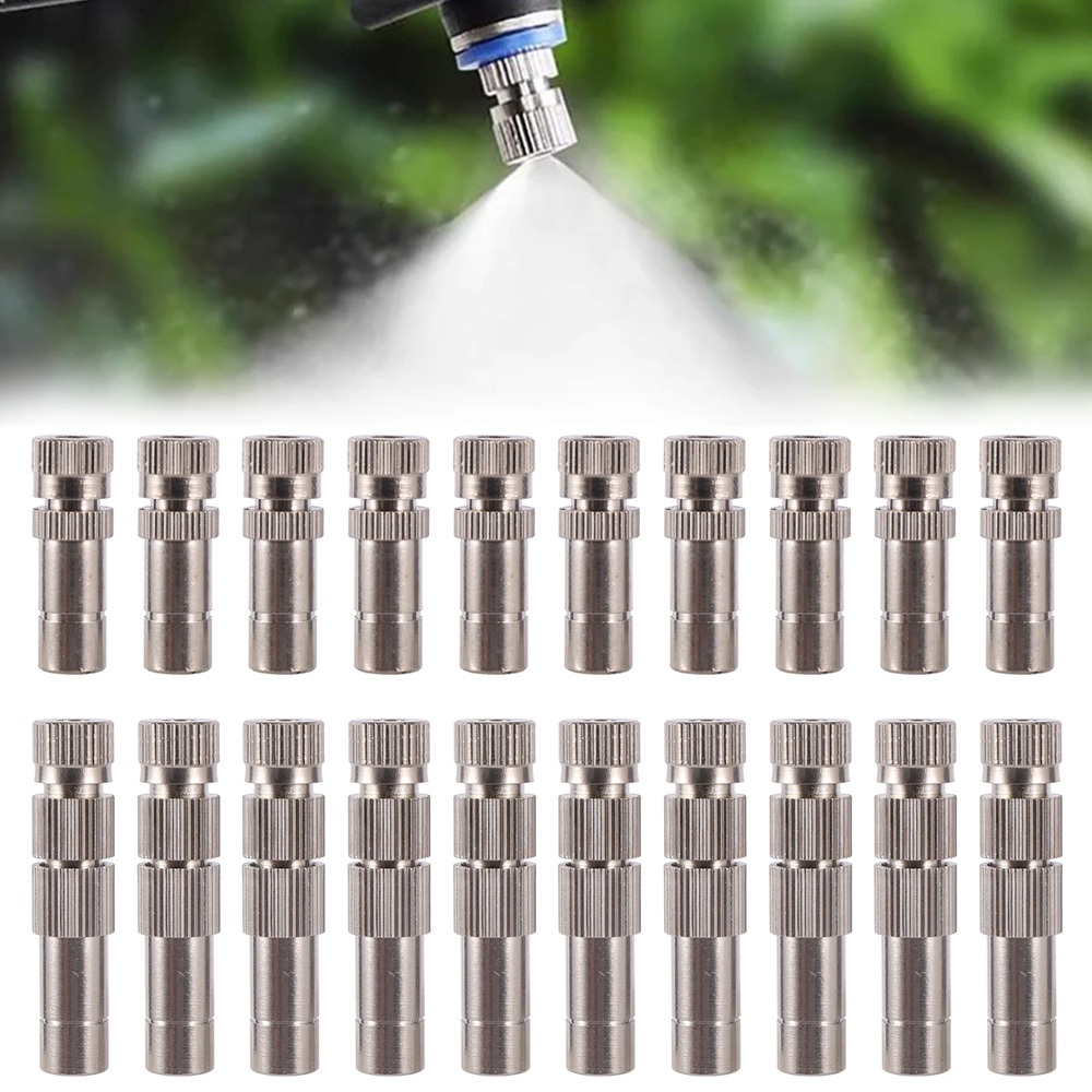 8 มม.ความดันต่ํา Misting หัวฉีด 0.2-0.6 มม. Sprayer ชลประทาน Cooling ความชื้น Dust-Removal Nebulizer Aeroponics เครื่องมือ