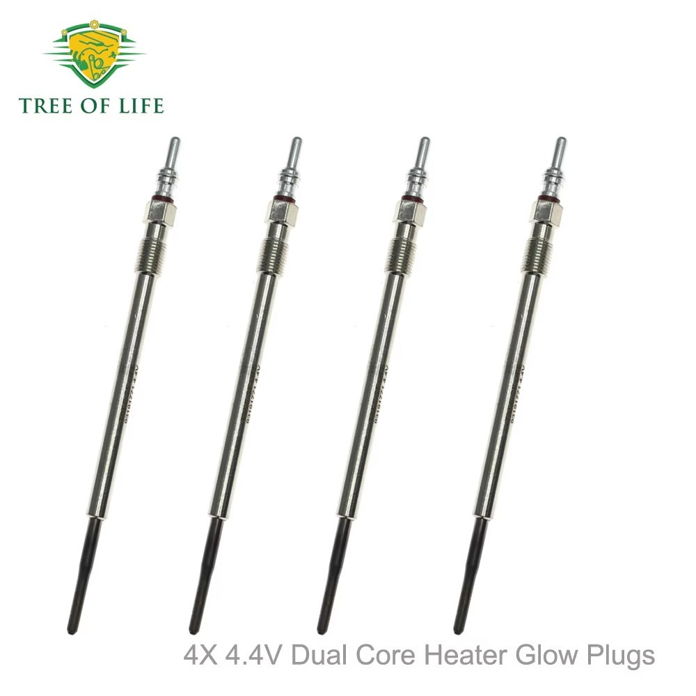 4X 4.4V Dual Core เครื่องทําความร้อนปลั๊กเรืองแสงสําหรับ Suzuki SX4 1.6 2.0 DDiS Saab 9-5 9-3 9-3X B