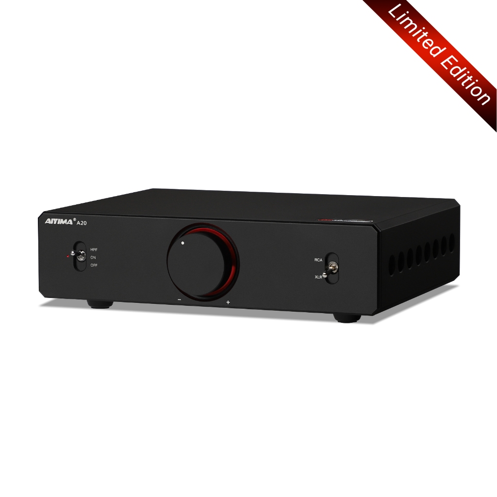 AIYIMA A20 เครื่องขยายเสียงสเตอริโอ TPA3255 2.1-Channel HiFi PFFB 300W*2 เครื่องขยายเสียง HPF LME497