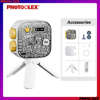 PHOTOOLEX TOFU Light RGB Fill Light 2500-9900k CRI 95+ ​ Magnetic Camera Video Light for Photography