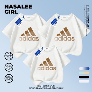 【ส่งของในวันเดียวกัน】เสื้อยืดแขนสั้น NASA สไตล์อเมริกันแบรนด…