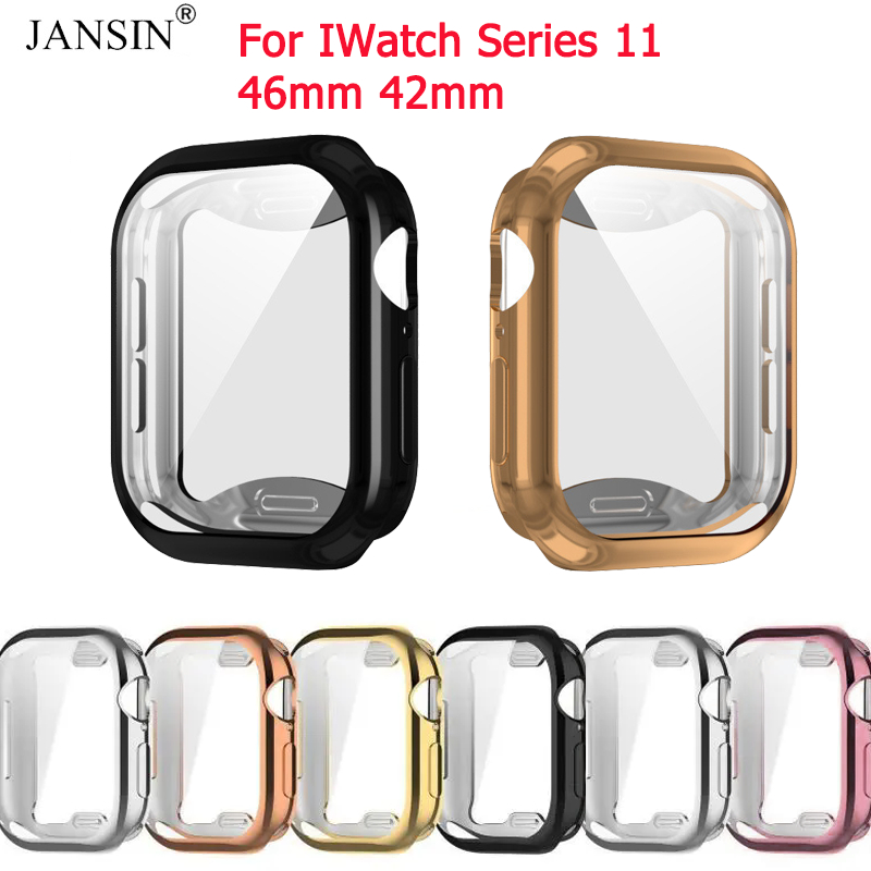 เคส สำหรับ iwatch series 11 10 46มม 42มม เคสกันกระแทก TPU กันรอย สำหรับ iwatch series 9 8 7 6 SE 5 4 3 44มม 40มม