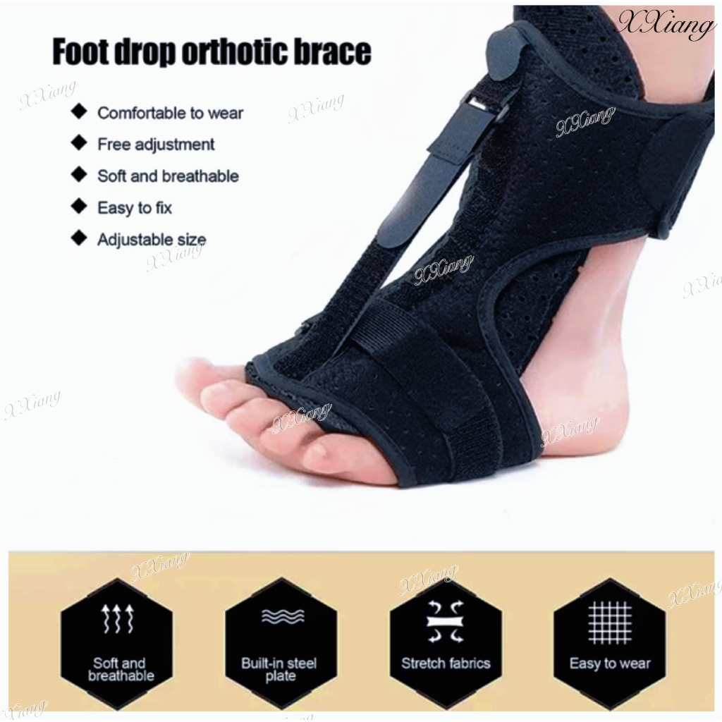 ปรับ Plantar Fasciitis Night Splint Foot Drop Orthosis Stabilizer Brace สนับสนุน Night Splints 1 ชิ้น