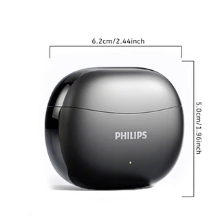 ชุดหูฟังบลูทูธ Philips 1320 [2026 ใหม่] ชุดหูฟังบลูทูธไร้สาย True In-ear call ลดเสียงรบกวน อายุการใช้งานแบตเตอรี่ 28 ชั่วโมง