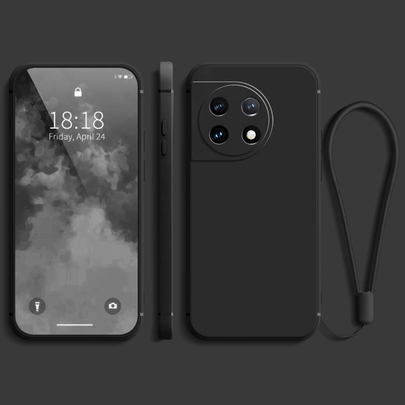 สําหรับ OnePlus 11 11R OnePlus 12 12R OnePlus 13 13T 13R เคสโทรศัพท์ซิลิโคนสีทึบสําหรับ OnePlus 11 ก