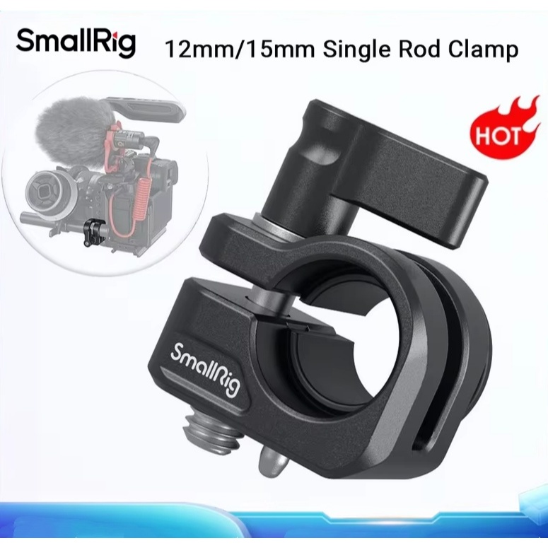 SmallRig 12 มม./15 มม.เดี่ยว Rod Clamp สําหรับ SmallRig Cage เพื่อให้ติดตามโฟกัส Solution ใช้งานร่วม
