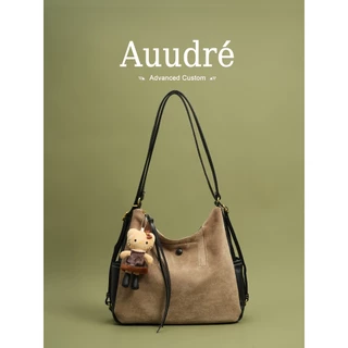 Auure กระเป๋าถือขนาดใหญ่สำหรับเดินทาง สไตล์เรโทร ใช้งานได้ทุกวัน สำหรับคุณผู้หญิง
