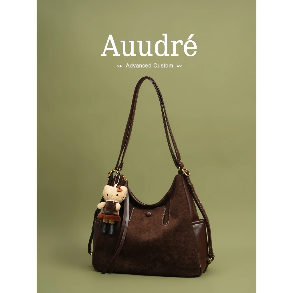 Auure กระเป๋าถือขนาดใหญ่สำหรับเดินทาง สไตล์เรโทร ใช้งานได้ทุกวัน สำหรับคุณผู้หญิง