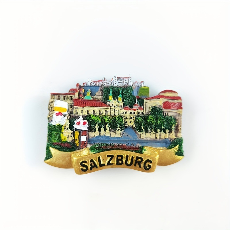 Los Angeles Istanbul ตุรกี Salzburg ออสเตรีย World การท่องเที่ยวตู้เย็นแม่เหล็กสําหรับ Home deocrative Travel ของที่ระลึกของขวัญตู้เย็นสติกเกอร์ - รูปที่ 6