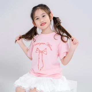 B&R Kids【เสื้อยืดแขนสั้นเด็กผู้หญิง】 จัดส่งจากประเทศไทย เสื้อพิมพ์ลายเด็ก สไตล์เกาหลี น่ารัก ผ้าฝ้าย นุ่มสบาย