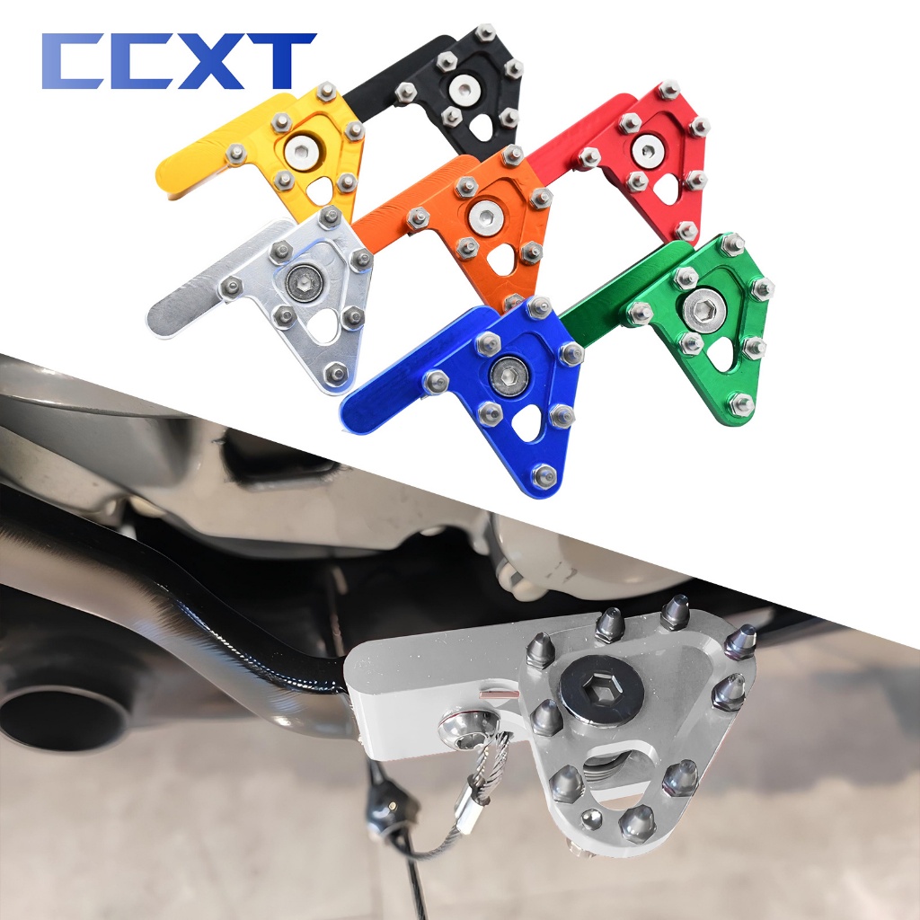 ก้านเบรกเท้า อลูมิเนียม CNC สําหรับรถจักรยานยนต์ EXC XC XCF SX SXF EXCF CR CRF YZ YZF WR RMZ KX KXF