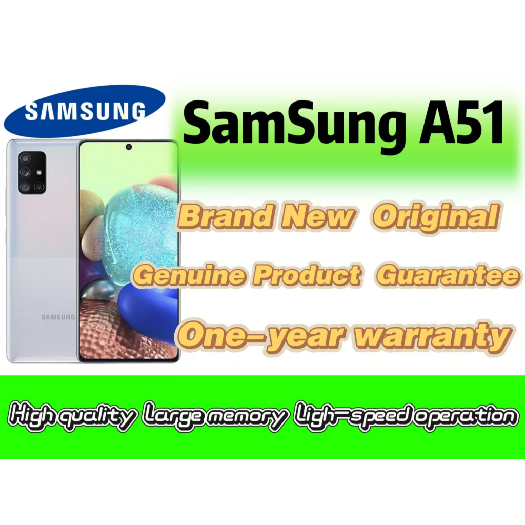 Samsung Galaxy A51 5G โทรศัพท์มือถือ 128GB นําเข้าครบชุดใหม่เอี่ยม