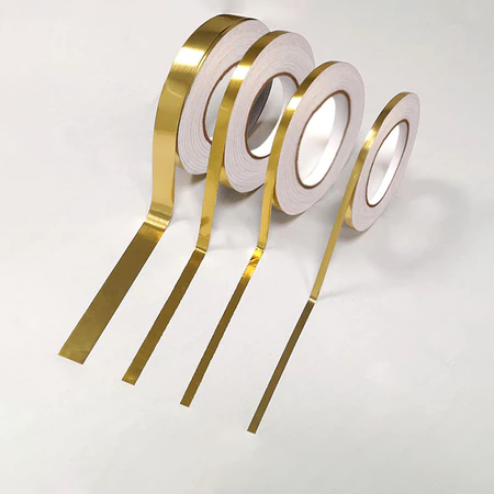 การป้องกันสีเหลืองทอง 50 ม. กระเบื้อง ตกแต่งพื้น เทป สติ๊กเกอร์ติดพื้น