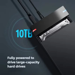 🚚ท้องถิ่น🚚 3.5 นิ้ว HDD Case USB 3.0 ถึง SATA III ฮาร์ดไดรฟ์ภายนอก 10TB Hard Drive Enclosure อะแดปเตอร์ความเร็วสูงสําหรับ PC Lapop