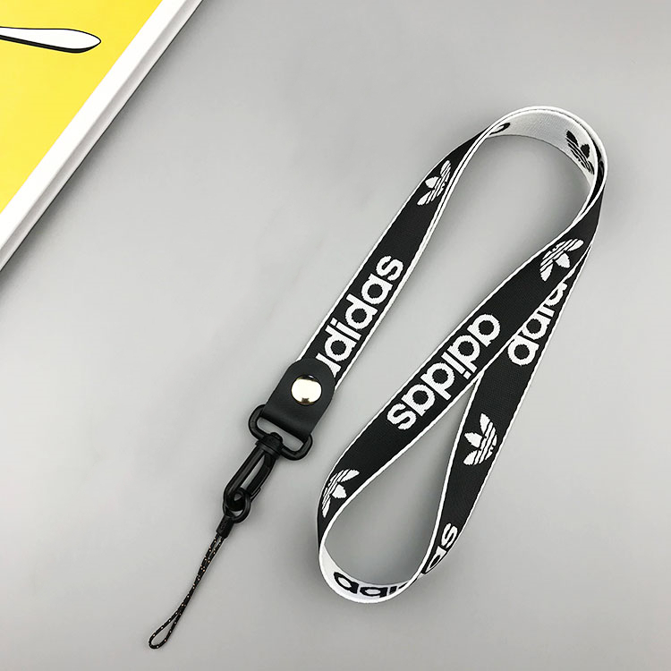 Id lanyard สายรัดโทรศัพท์มือถือร้อน USB Key เชือกเส้นเล็กสั้นปรับ Walkie Talkie สายคล้องมือข้อมือ Anti-lost Lanyard