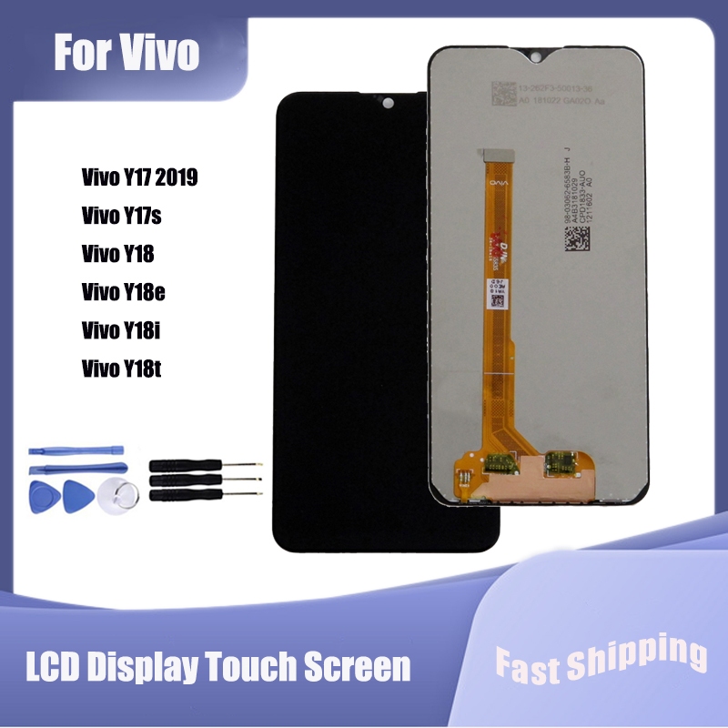 สําหรับ vivo Y17 Y17s Y18 Y18E Y18i Y18T จอแสดงผล LCD Touch Screen Digitizer Assembly Replacement Pa