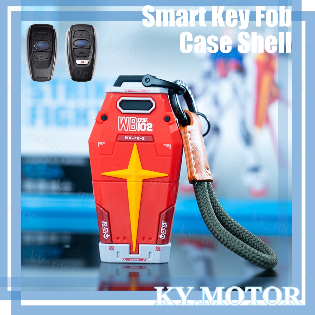 สําหรับ Subaru Forester CrossTrek Outback สมาร์ทคีย์ Fob กรณีเชลล์ Ascent BRZ Impreza Legacy Gundam Shield﻿ ตัวป้องกันเคสกุญแจรถ TPU รูปทรง