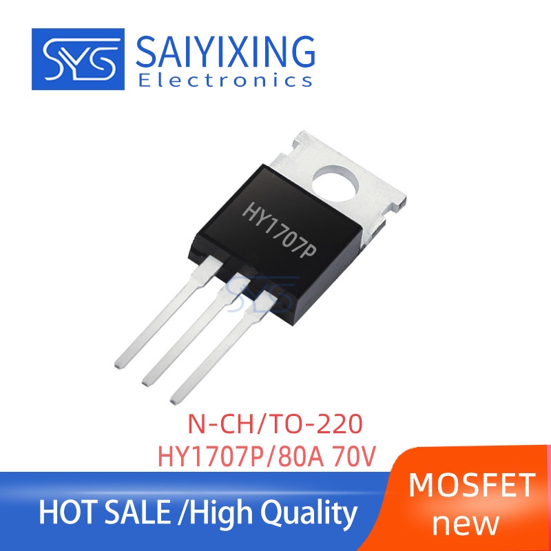 10PCS HY1707 HY1707P N ช่อง 80A 70V เปลี่ยน 1707