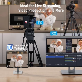 Lemorele R1010 HDMI Wireless Transmitter and receiver Video Expander 1080P 60HZ อุปกรณ์แชร์หน้าจอไร้สาย
