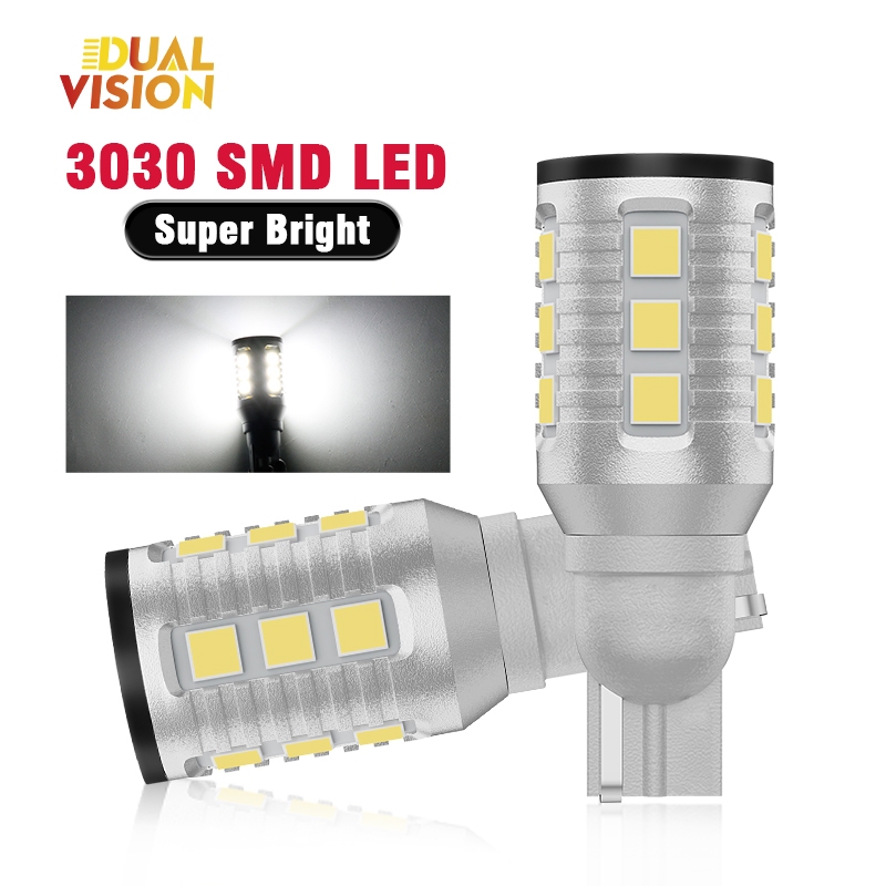 รถหลอดไฟ LED T15 W16W 920 912 921 Canbus ไม่มีข้อผิดพลาด Super Bright 3030SMD ไฟเลี้ยวสีขาวเบรคย้อนกลับที่จอดรถโคมไฟ CG09