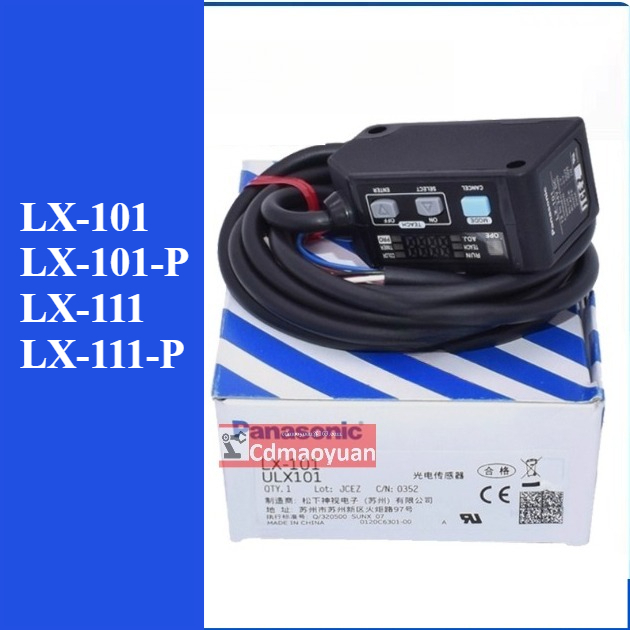 จอแสดงผลการตรวจจับ Panasonic Digital LX-101-P LX-111-P Label Electric Eye Color Sensor tta10