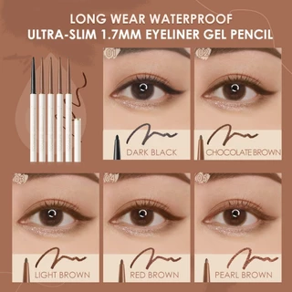 Focallure Long Wear Waterproof Ultra-slim 1.7mm Eyeliner Gel Pencil #ConfidenceHalo ซอฟท์ ลาสติ้ง เม็ดสีสูง