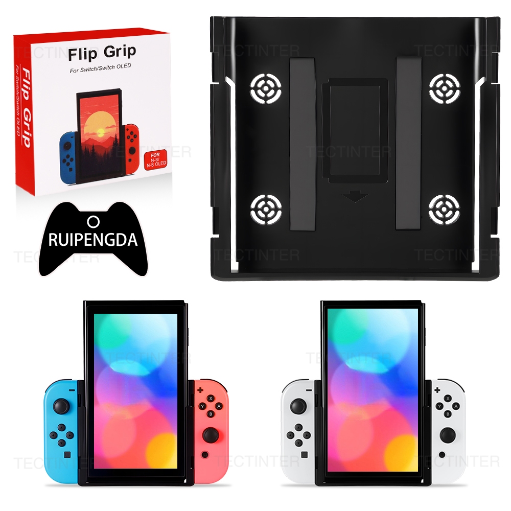 วงเล็บแนวตั้ง Grip Flip สําหรับ Nintendo Switch/NS OLED เกมคอนโซลจอยสติ๊ก Controller สําหรับ Nintendo Switch อุปกรณ์เสริม
