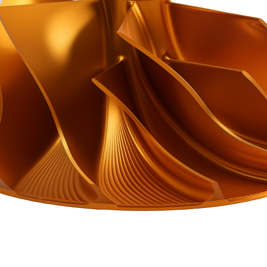 Isuzu D-Max1.9T 【5.0 มม 42.9mm/63.3mm 】Billet Millingสำหรับ Isuzu D-Max1.9T |42.9mm/63.3mm ใบพัด 6+6 ขนาดรูแกน 5.0 มม Maxspeed - รูปที่ 2