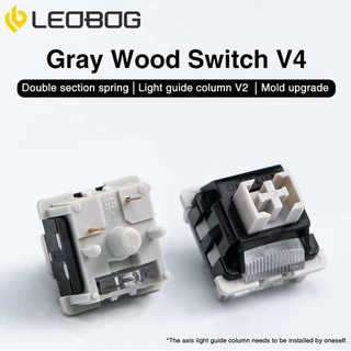 Aula LEOBOG สวิตช์คีย์บอร์ดเชิงกล 5 ขา 70 100 ชิ้น สําหรับคีย์บอร์ด Mechanical