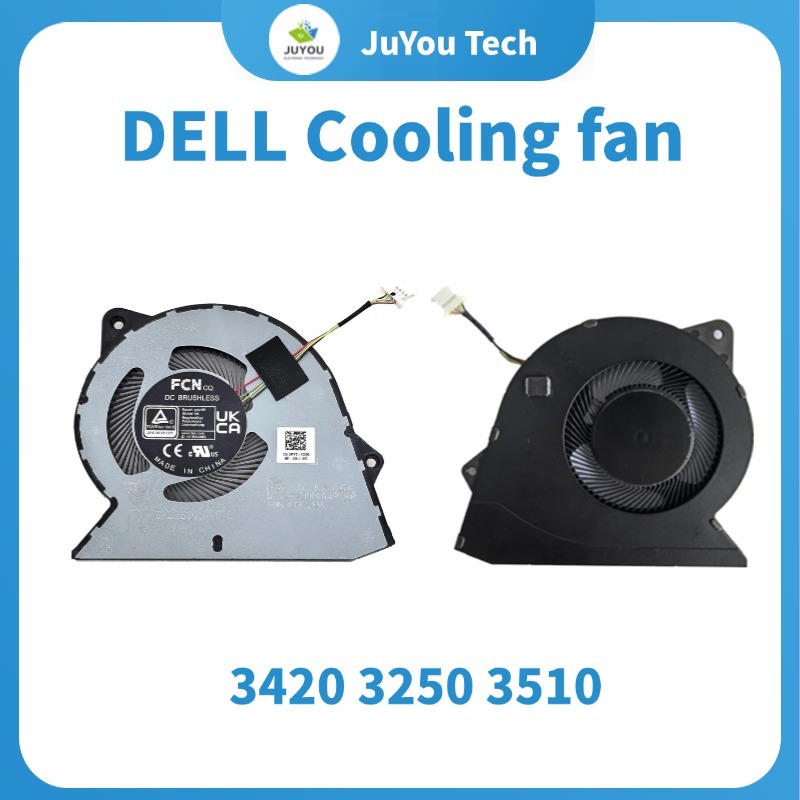 แล็ปท็อปใหม่ CPU Cooling Fan Cooler หม้อน้ําสําหรับ Dell Vostro 3420 3250 3510 Inspiron 3511 3515 NS