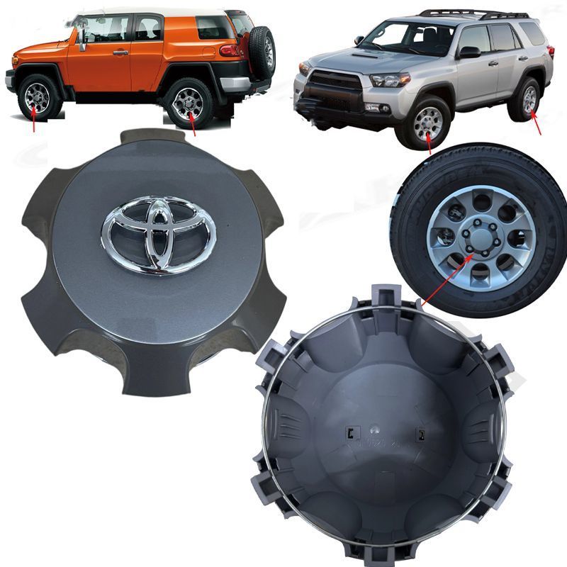เหมาะสําหรับ Toyota 4Runner/FJ Cruiser รถ Hub Cap/Hub โลโก้ Cap