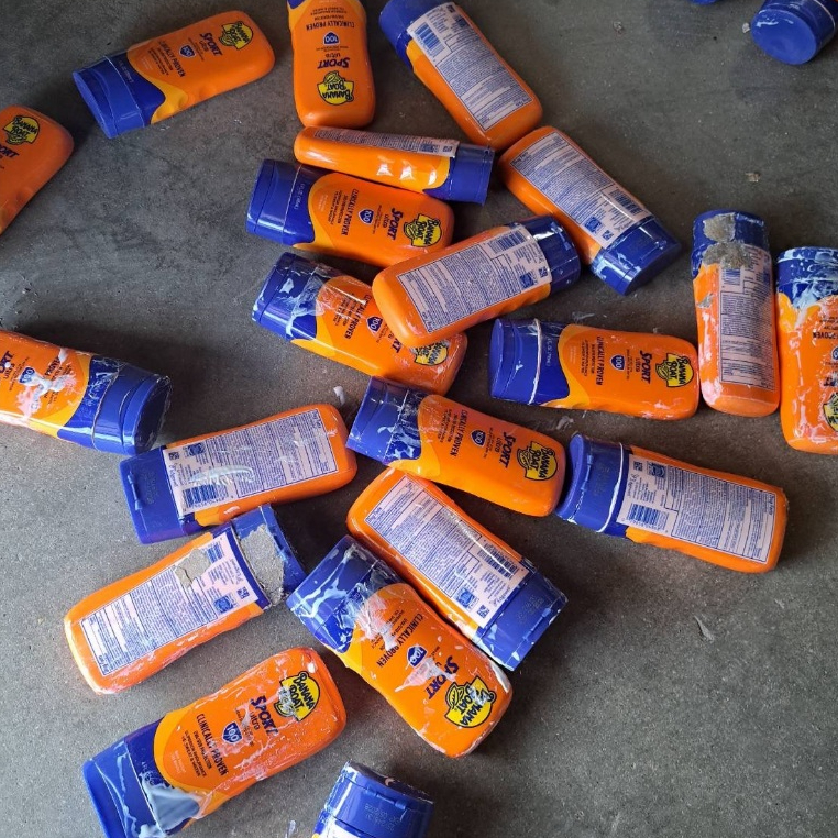 [การค้าต่างประเทศผลิตภัณฑ์ที่มีข้อบกพร่องเล็กน้อย] Banana Boat/Banana Boat ครีมกันแดดกีฬากลางแจ้ง SP