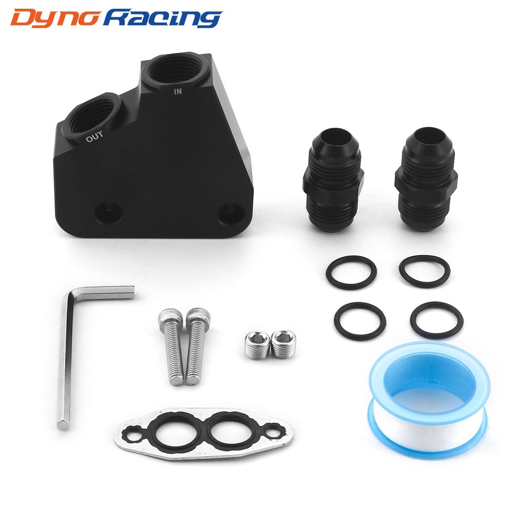 เครื่องยนต์น้ํามัน Cooler อะแดปเตอร์สําหรับ Corvette C5 C6 C7 LS1 LS2 LS3 LS6 LS7 สําหรับ GM สําหรับ