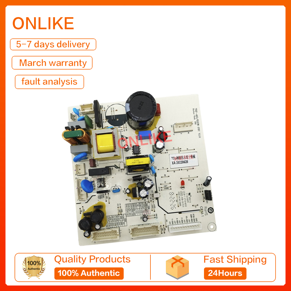 ใช้ได้กับแผงวงจรควบคุมหลักของบอร์ดคอมพิวเตอร์เครื่องทําน้ําแข็งตู้เย็น TCL TRF 460/520W-PFC V20 ซึ่ง