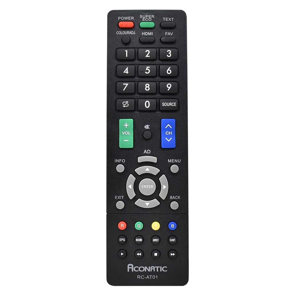 รีโมทคอนโทรลใหม่สําหรับ Onn Aconatic RC-E27 RC-AT01 24HD513AN 32HD511AN 32HD513AN 43HD511AN 50HD511A