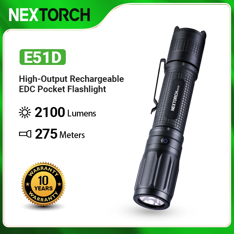 NEXTORCH E51D ไฟฉาย ความสว่าง 2100 ลูเมน Flashlight