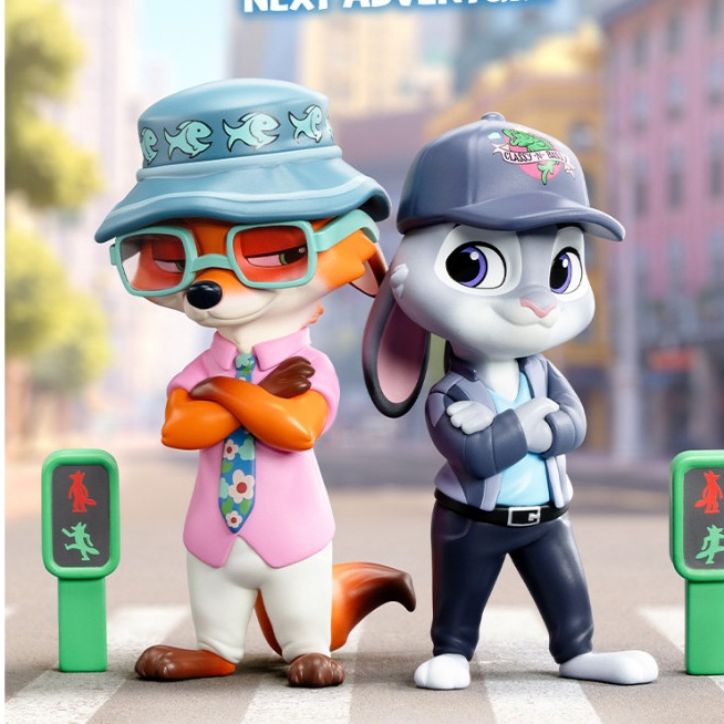 Zootopia 2 Next Adventure Blind Box Nick Judy Flash Fru Russ Gary Pawbert Nibbles Gazelle