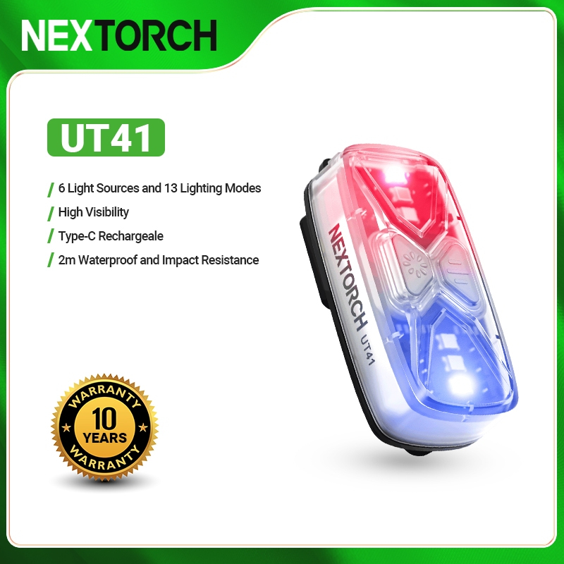 NEXTORCH UT41 ไฟสัญญาณชาร์จไฟได้นิรภัย หลากสี พกพาสะดวก