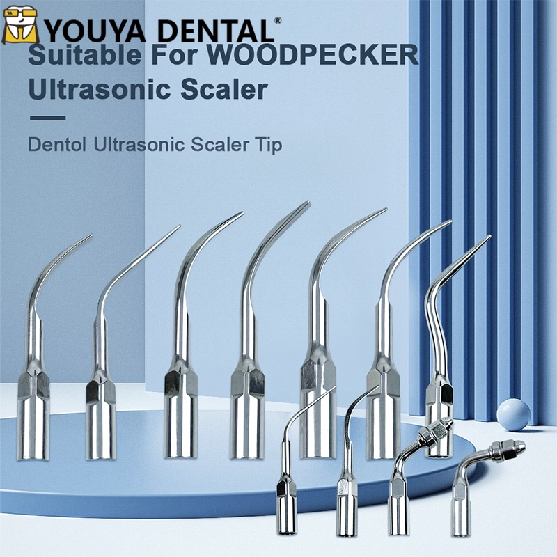 5 ชิ้น/กล่องทันตกรรม Ultrasonic Scaler Tip Fit สําหรับ EMS นกหัวขวาน Ultrasonic Scaler Handpiece G1-