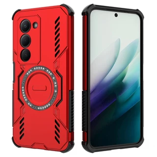 เคสโทรศัพท์เกราะกระจายความร้อน,สําหรับ Redmi 15 4G/Redmi 15 5G ปกป้องเลนส์และพร้อมฟังก์ชั่นดึงดูดแม่เหล็ก