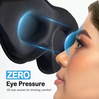 SNBS Breathable Sleep Mask, 3D Eye Mak Sleepers ด้านข้างผู้หญิงผู้ชาย, Light Blocking Sleeping Mask พร้อมสายรัดปรับได้, ฝาครอบตาน้ําหนักเบานุ่มสําหรับเดินทาง, งานกลางคืน, Nap