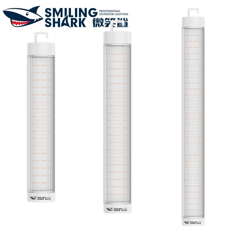 SmilingShark LY8323 ไฟฉาย led เกี่ยวกับแม่เหล็ก ไฟตั้งแคมป์ สว่างมาก ไฟฉุกเฉิน 4 โหมด แสงสีขาว/ เหลือง/ แดงและน้ำเงิน Type-C แบบชาร์จได้ การออกแบบเบ็ด กันน้ำสำหรับการตั้งแคมป์